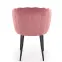 Szék K386 Velvet/Fém Rózsaszín,3