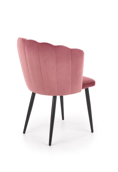 Szék K386 Velvet/Fém Rózsaszín,4