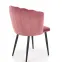 Szék K386 Velvet/Fém Rózsaszín,4