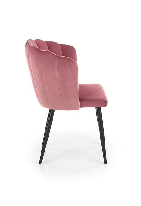 Szék K386 Velvet/Fém Rózsaszín