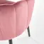 Szék K386 Velvet/Fém Rózsaszín,6