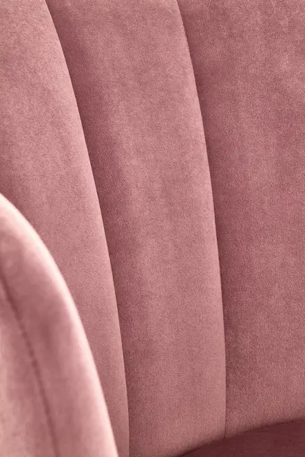 Szék K386 Velvet/Fém Rózsaszín