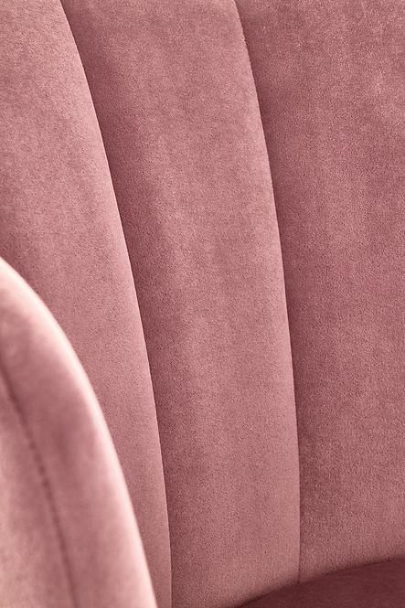 Szék K386 Velvet/Fém Rózsaszín