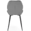 Szék K453 Velvet/Fém szürke,6
