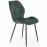 Szék K453 Velvet/Fém Sötétzöld
