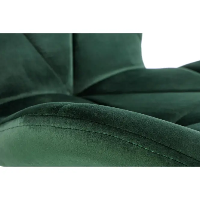 Szék K453 Velvet/Fém Sötétzöld,3