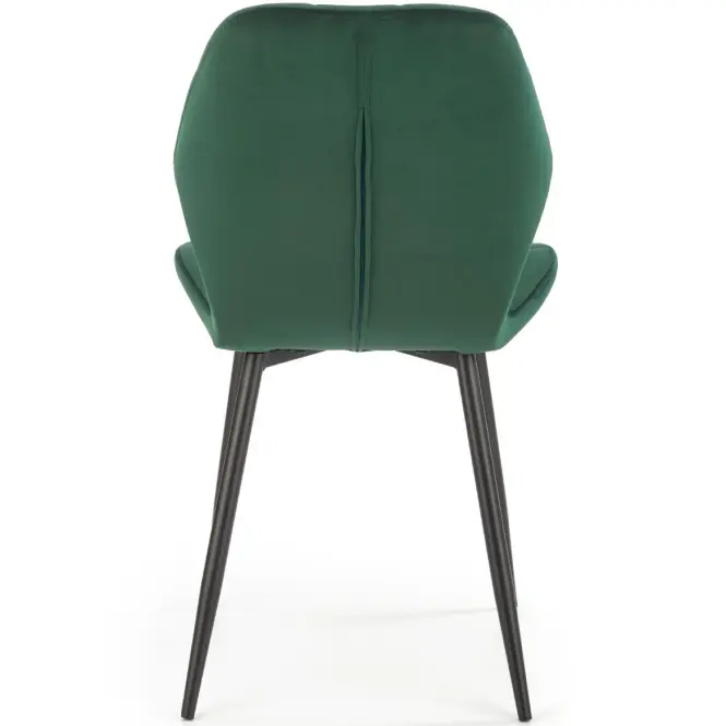 Szék K453 Velvet/Fém Sötétzöld,5