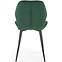 Szék K453 Velvet/Fém Sötétzöld,5