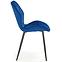 Szék K453 Velvet/Fém Gránát,10