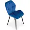 Szék K453 Velvet/Fém Gránát,3