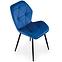 Szék K453 Velvet/Fém Gránát,3