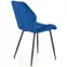 Szék K453 Velvet/Fém Gránát,9