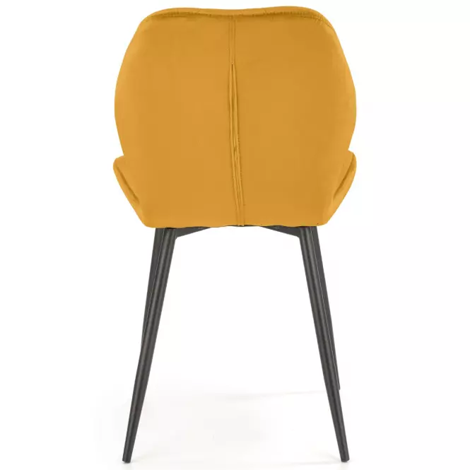 Szék K453 Velvet/Fém Mustár
