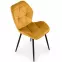 Szék K453 Velvet/Fém Mustár,3