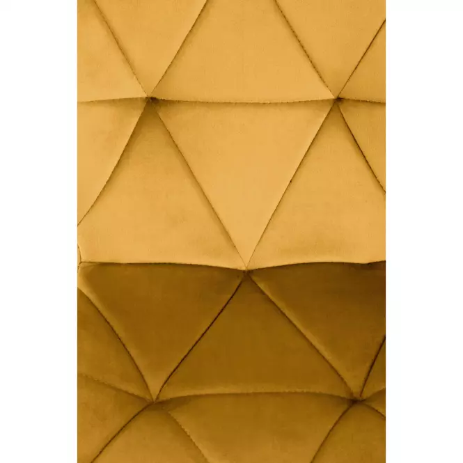 Szék K453 Velvet/Fém Mustár