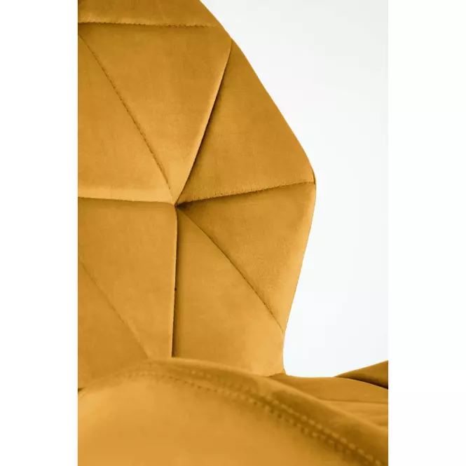 Szék K453 Velvet/Fém Mustár