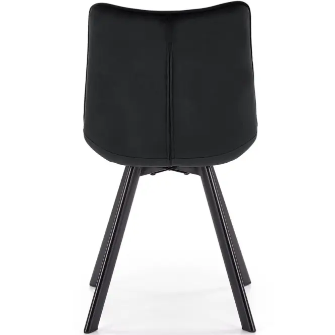Szék K332 Velvet/Fém fekete