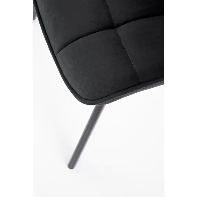 Szék K332 Velvet/Fém fekete