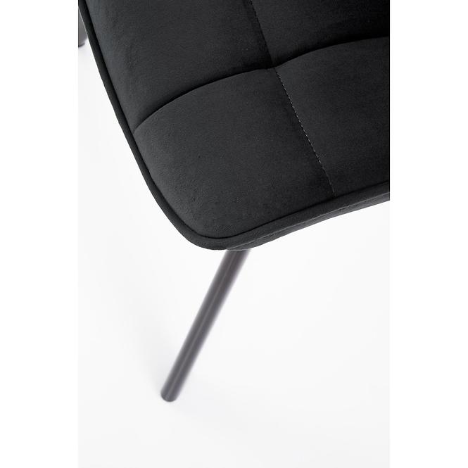 Szék K332 Velvet/Fém fekete