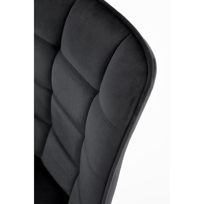Szék K332 Velvet/Fém fekete