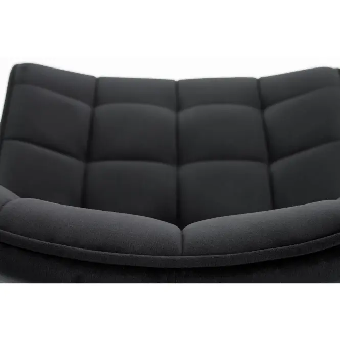 Szék K332 Velvet/Fém fekete