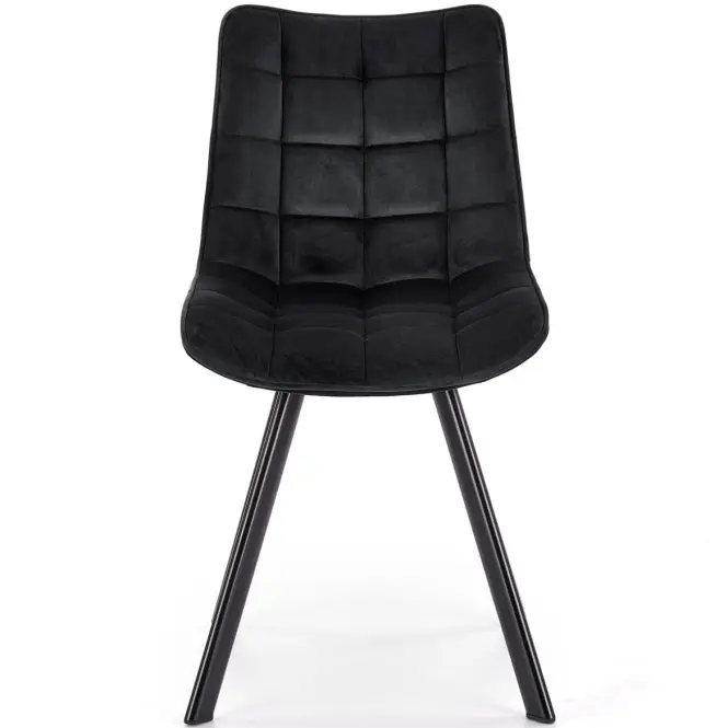 Szék K332 Velvet/Fém fekete