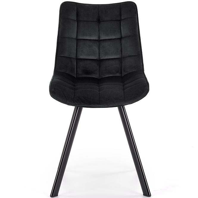 Szék K332 Velvet/Fém fekete