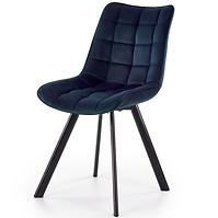 Szék K332 Velvet/Fém Tengerészkék