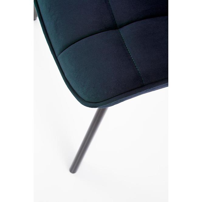 Szék K332 Velvet/Fém Tengerészkék