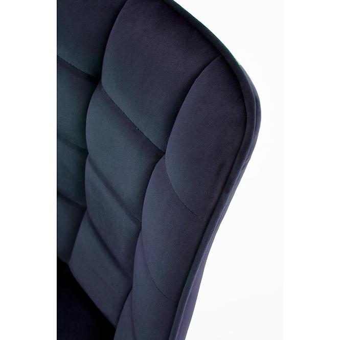 Szék K332 Velvet/Fém Tengerészkék