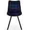 Szék K332 Velvet/Fém Tengerészkék,8