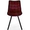 Szék K332 Velvet/Fém Bordó,8