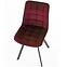 Szék K332 Velvet/Fém Bordó,9