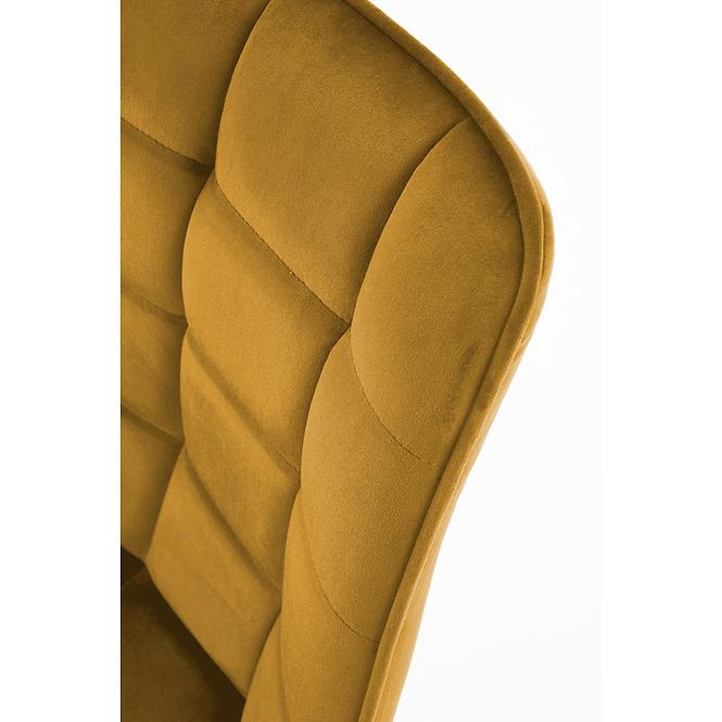 Szék K332 Velvet/Fém žltá