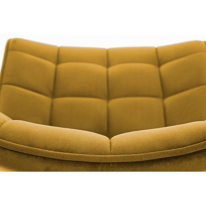 Szék K332 Velvet/Fém žltá