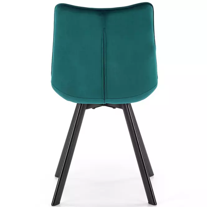 Szék K332 Velvet/Fém türkiz