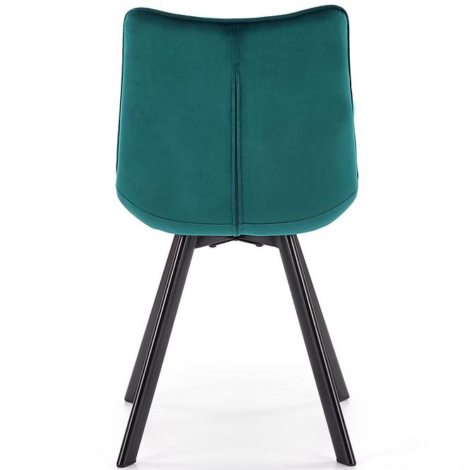 Szék K332 Velvet/Fém türkiz