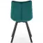 Szék K332 Velvet/Fém türkiz,10