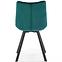 Szék K332 Velvet/Fém türkiz,10