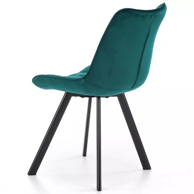 Szék K332 Velvet/Fém türkiz