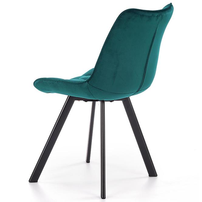 Szék K332 Velvet/Fém türkiz
