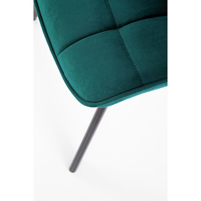 Szék K332 Velvet/Fém türkiz