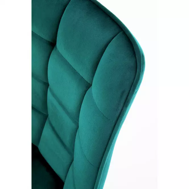 Szék K332 Velvet/Fém türkiz