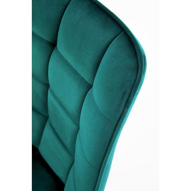 Szék K332 Velvet/Fém türkiz