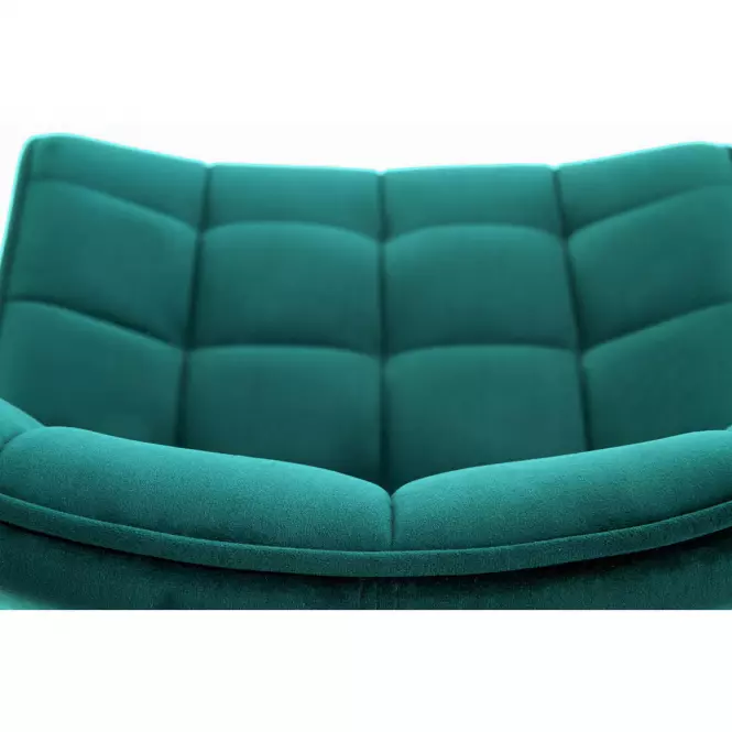 Szék K332 Velvet/Fém türkiz