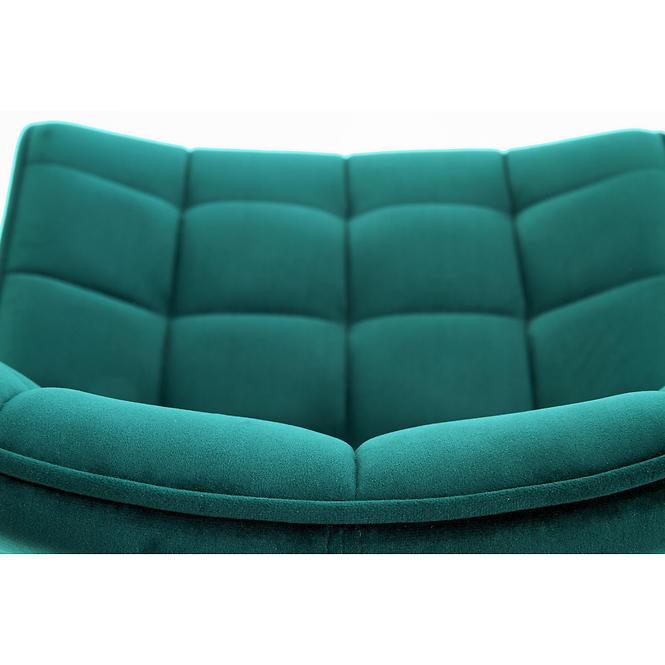 Szék K332 Velvet/Fém türkiz