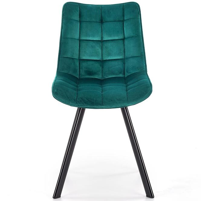 Szék K332 Velvet/Fém türkiz