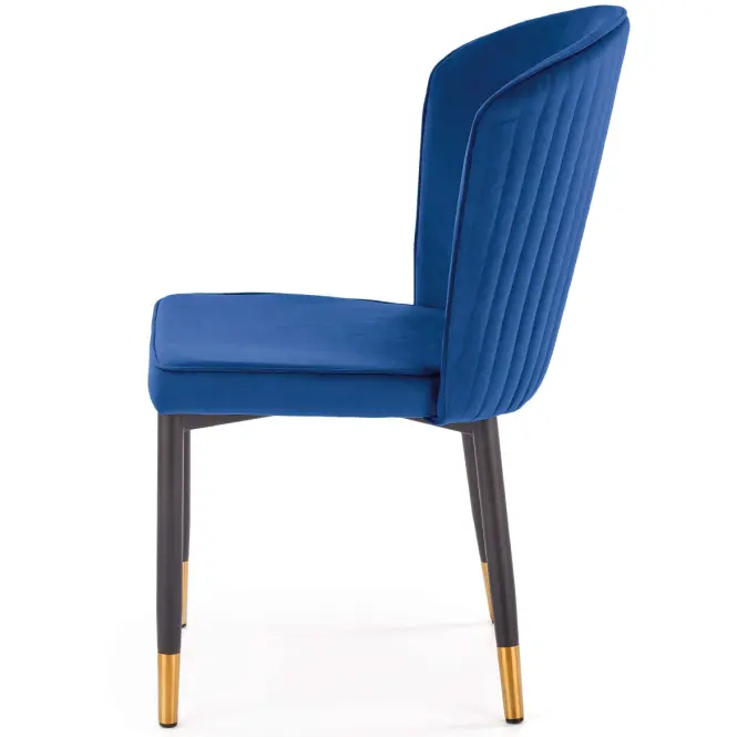 Szék K446 Velvet/Fém Gránát,3