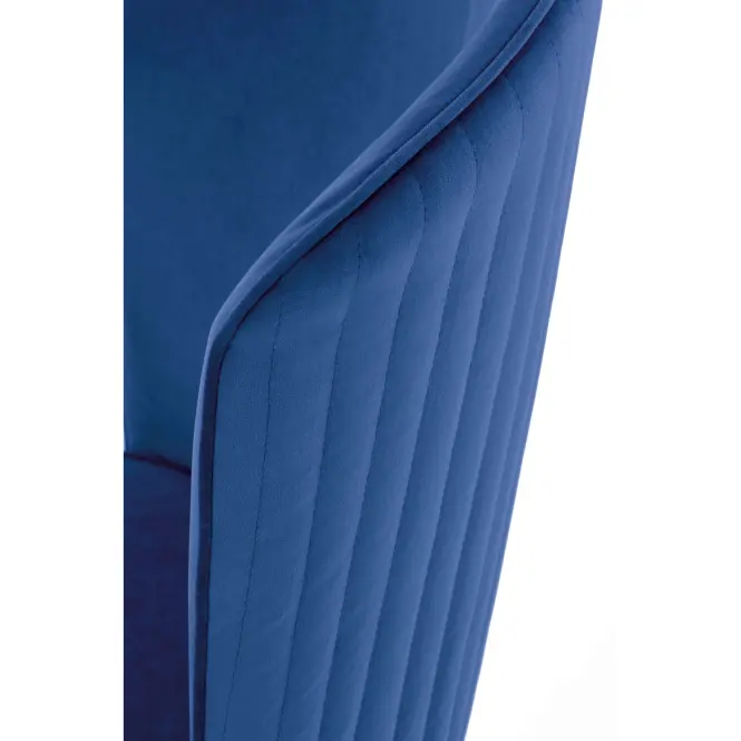 Szék K446 Velvet/Fém Gránát,4