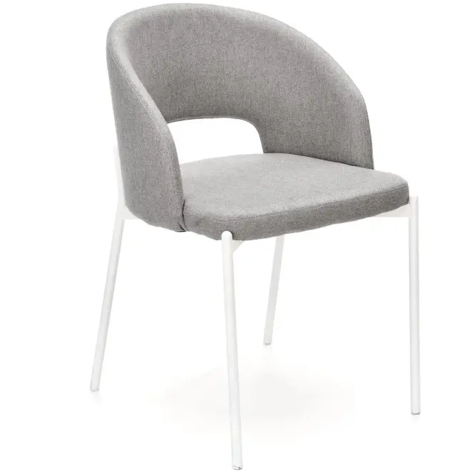 Szék K486 Szövet/Fém szürke,10